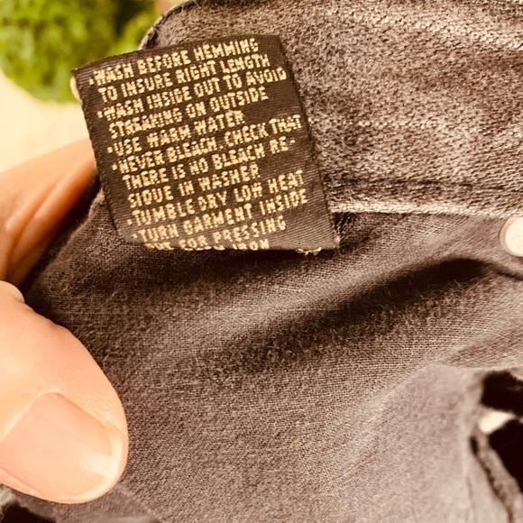 Vintage Gloria Vanderbilt Stripped Black Mom Jeans for Murjani Size 9/28 Denim - Picture 15 of 15